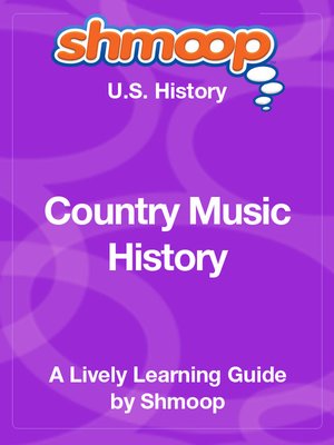 cover image of Country Music History